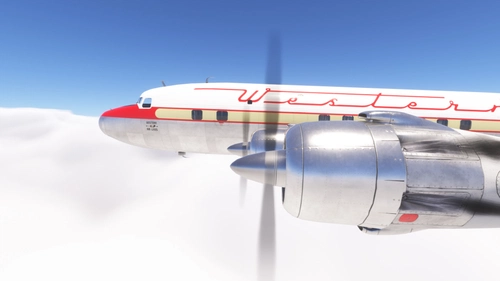 PMDG DC-6 Western Airlines (N91302)