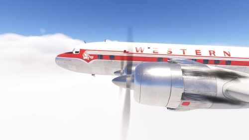 PMDG DC-6 Western Airlines (N93131)