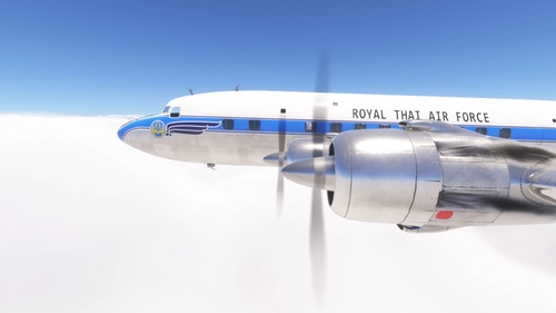 PMDG DC-6 Royal Thai Air Force (42919)