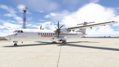 Tunisair Express ATR72-600 Liveries S&H Software ATR72-600 MSFS2024