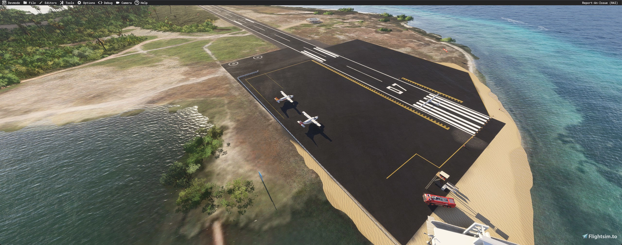 SVRS Los Roques Runway View