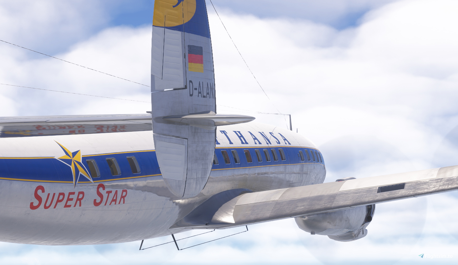 Lockheed L-1049G Super Constellation V3 Lufthansa 3Pack - Aircraft