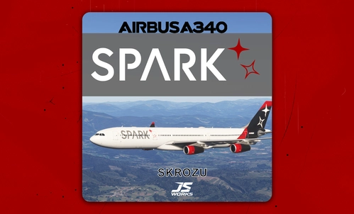 IniBuilds Airbus A340-300 Spark (N660SP) | Skrozu