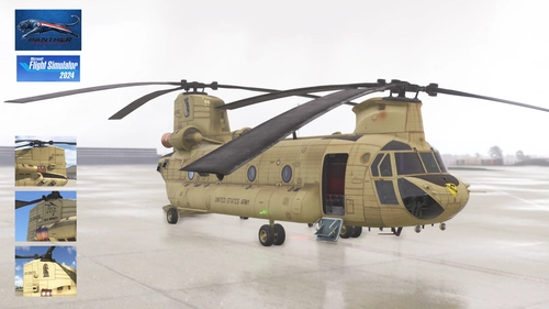 MiltechSimulations CH47D-US Army PK, MSFS 2024