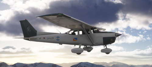 Cessna 172SP Skyhawk LV-LZY white-blue