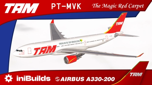 TAM "Orgulho De Ser Brasileira" PT-MVK | IniBuilds A330-200 GE | PT-MVK