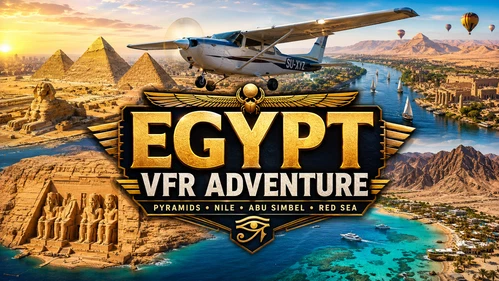 Amazing Egypt VFR Adventure - Flight Plan for MSFS 2024