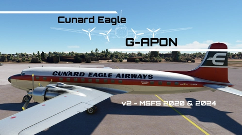 PMDG DC-6B - Cunard Eagle Airways - G-APON