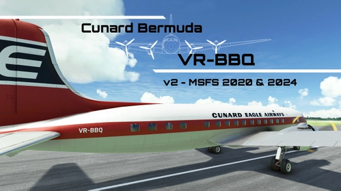 PMDG DC-6B - Cunard Eagle "Bermuda" - VR-BBQ