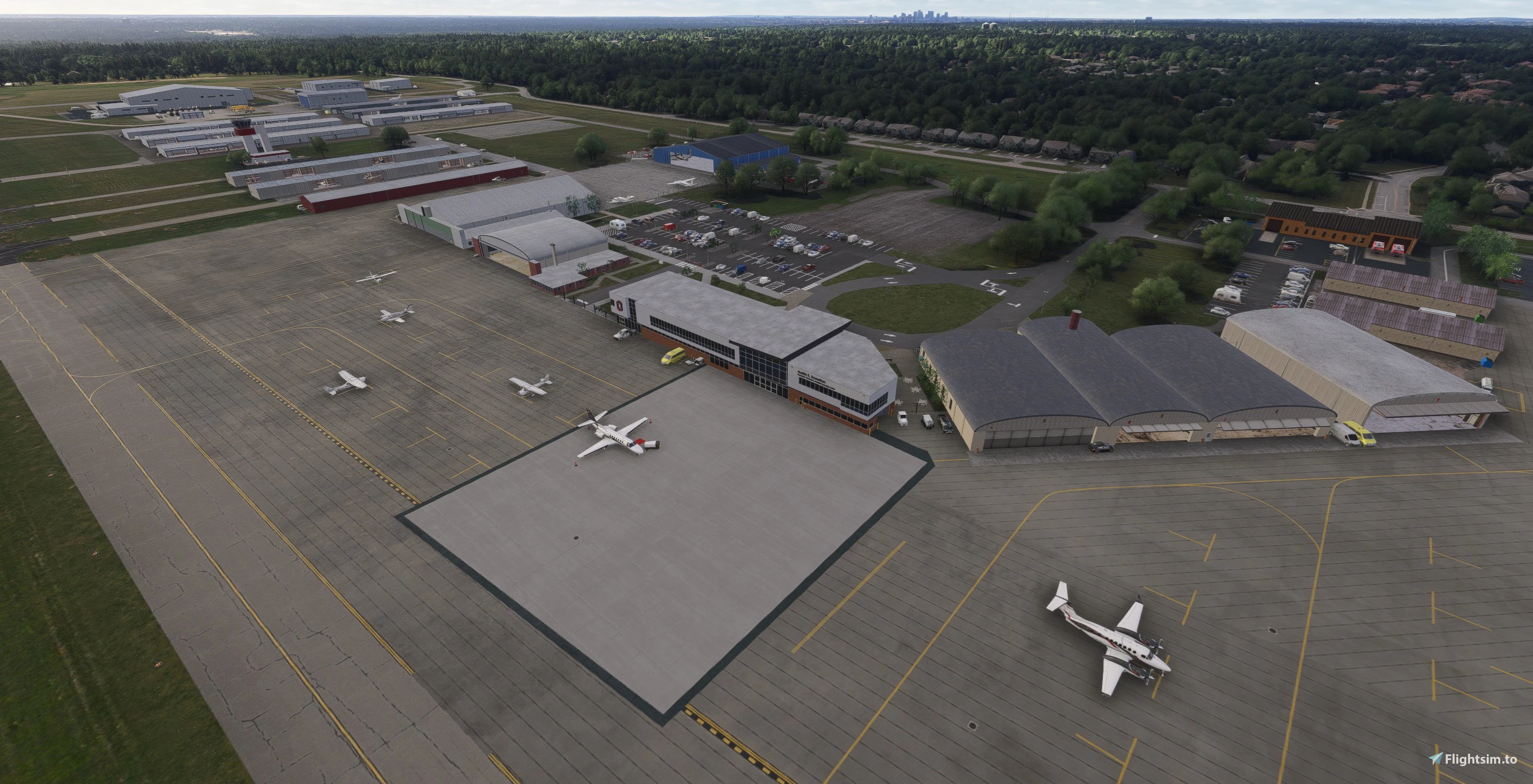 Hangar detail