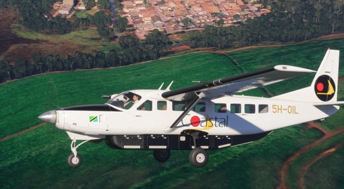 Black Square Caravan Professional Coastal Air 5H-OIL