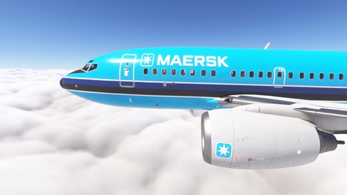 PMDG 737-600 w/ cabin Maersk Air (OY-MAD)