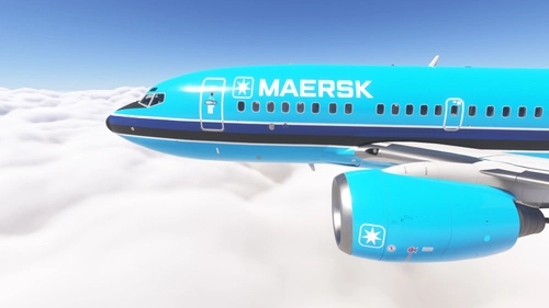 PMDG 737-600 w/ cabin Maersk Air Fleet