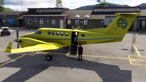 Carenado B200 King Air - Scandinavian Air Ambulance   LN-BSG Luftambulansetjenesten