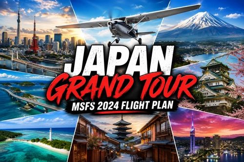 Japan Grand Scenic Tour – General Aviation Flight Plan