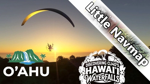 Little Navmap Flight Plan to explore Cli4D's O'ahu Waterfalls (Hawaii)