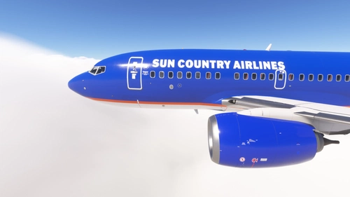 PMDG 737-600 w/ cabin Sun Country Airlines (N826SY)