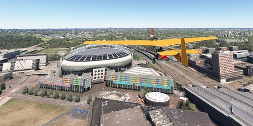 Ultralight Flight – Netherlands – Amsterdam - Johan Cruyff Arena - Rijksmuseum