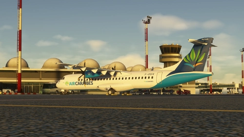 Air Caraïbes (F-OSIL / SIX / SIV simply livery) liveries Microsoft / S&H ATR72-600 MSFS2024