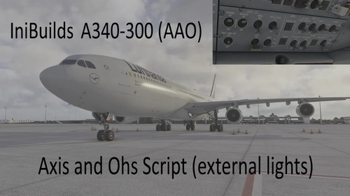 IniBuilds A340-300 (AAO) Axis and Ohs Script (external lights)
