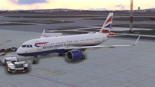 British Airways G-TTSA livery Inibuilds A320NEO MSFS2024 (with cabin)
