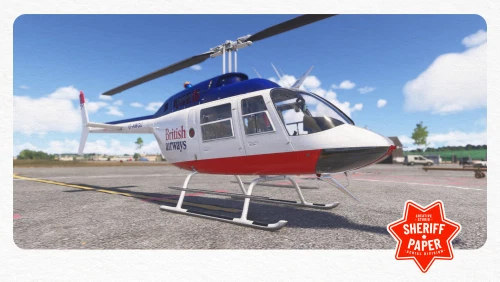 Bell 206 - British Airways