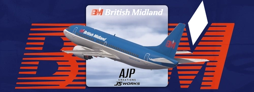 British Midland International - G-OBMD - CSS Boeing 737-300