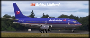 British Midland International - G-OJTW - CSS Boeing 737-300 thumbnail 6