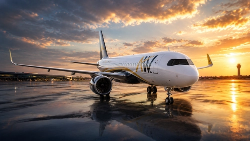 Air Württemberg Livery for Airbus 320 neo (FlyByWire)