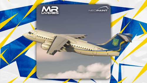 Just Flight | BAE RJ-100 | Ukraine Government | UR-UKR (Fictional)