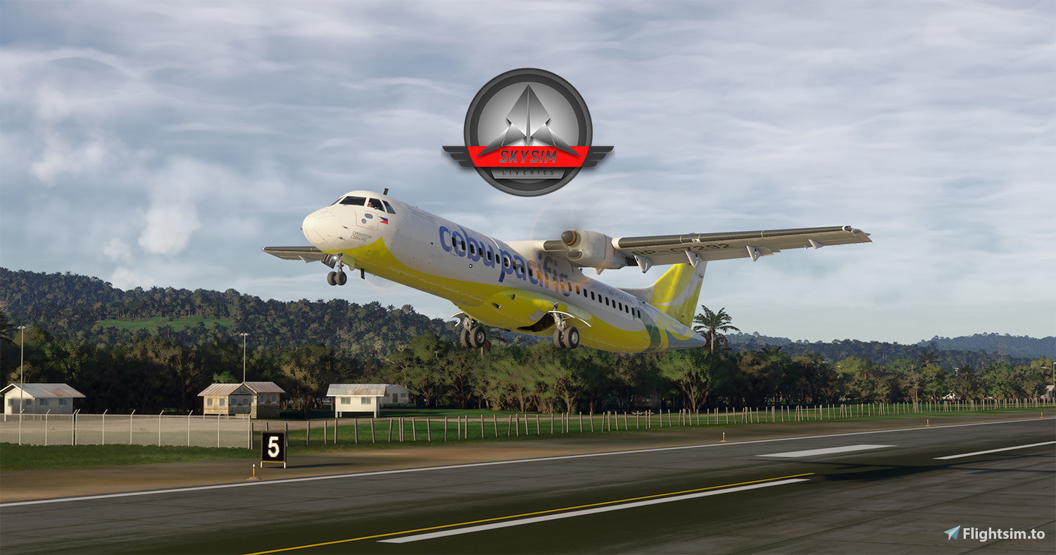 MSFS 2024 Cebu Pacific Air Asobo ATR 72-600 (RP-C7292) - Image 1