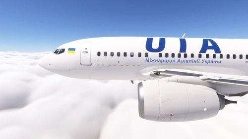 PMDG 737-600 Ukraine International Airlines Cargo - UIA (UR-FAA)