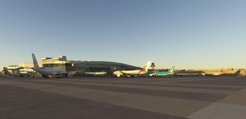 KDFW AIG Static Aircraft (iniBuilds)
