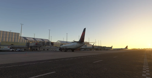 KPDX AIG Static Aircraft (Flightbeam Studios)