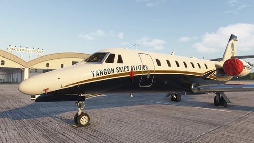 Introducing the Custom Livery for Yangon Skies Aviation (Jetcard Charter)