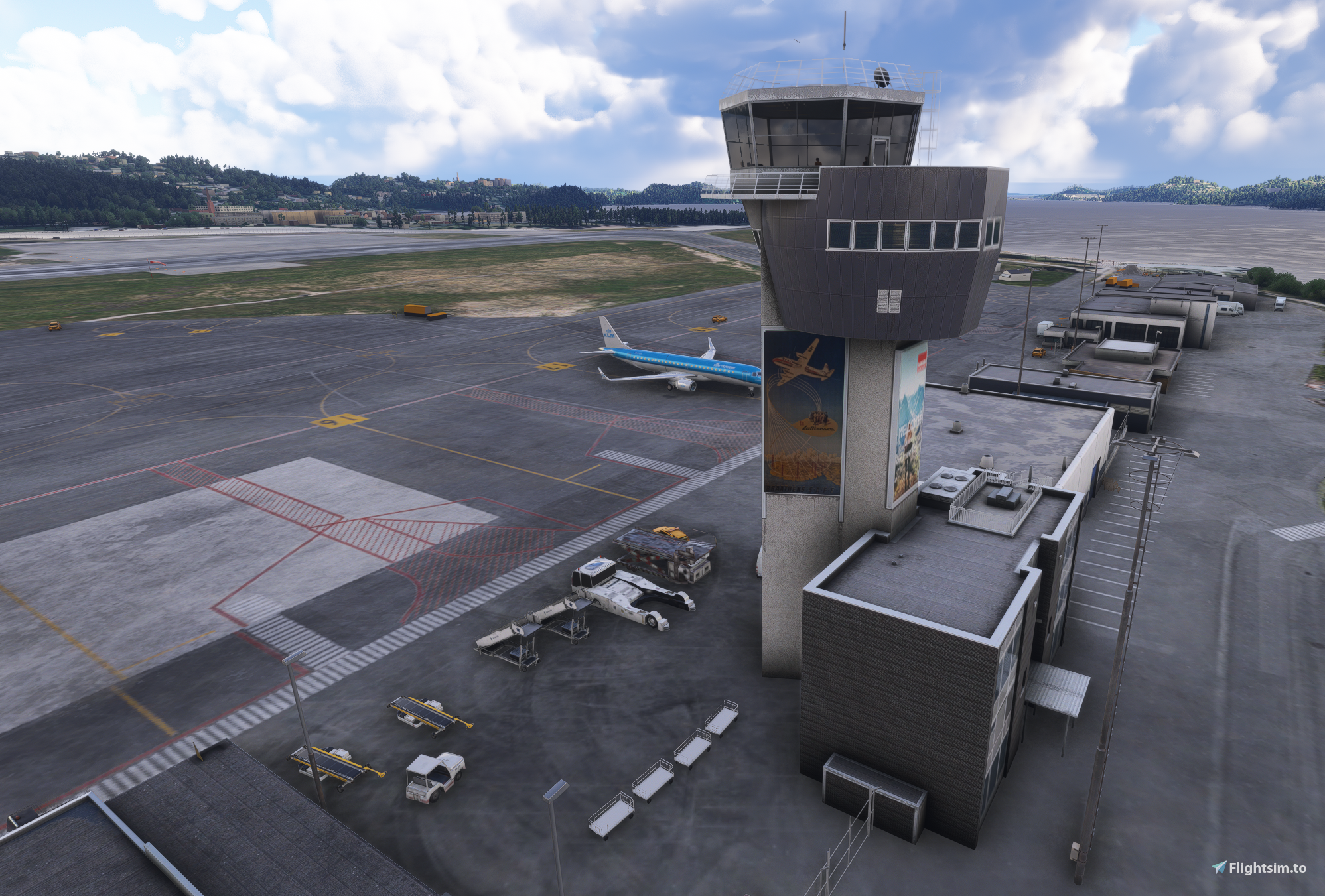 GAYA ENCN Kristiansand Kjevik Payware scenery Improvements - Image 1