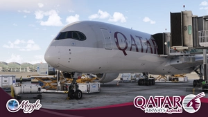 Qatar Airways Livery w/ Cabin Pack [A350-1000] thumbnail 8