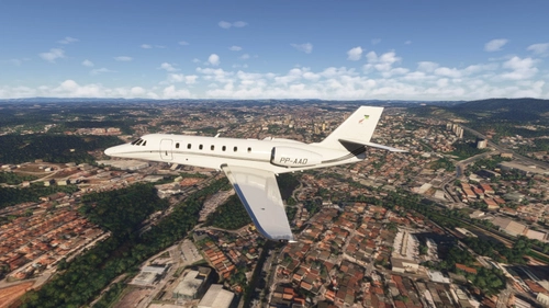 Skyward Simulations Citation Sovereign+ All Jet Taxi Aereo PP-AAD