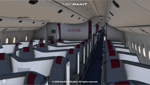 PMDG 77W | Qatar FIFA WorldCup 2026 A7-BEH [8K] thumbnail 7