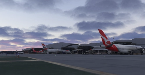 KLAX AIG Static Aircraft (iniBuilds)
