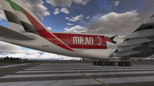 Emirates  A6-EOK (AC Milan 125th Anniversary) for FBW A380 | 8k thumbnail 5