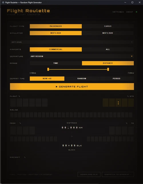 Flight Roulette
