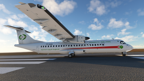 Asobo ATR 72-600 – Domestic Airlines (7T-VUA) – 2026