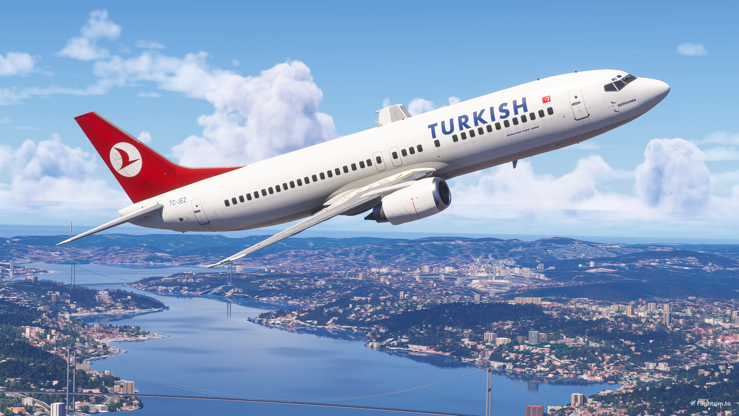 Turkish Airlines TC-JEZ | CSS B737-400 - Aircraft Liveries for