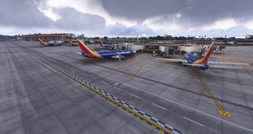 KSAN AIG Static Aircraft (Glideslope Pro)