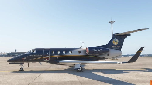 A Custom Livery for Yangon Skies Aviation (Jetcard Charter)