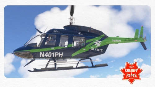Bell 206 L3 - N401PH St. Vincent
