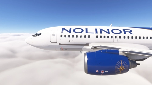 PMDG 737-600 w/ cabin Nolinor Aviation (C-GNLN)