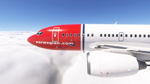 PMDG 737-600 w/ cabin Norwegian Air Shuttle (LN-NIK)