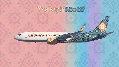 ✪ Turkish Motif  |  Special Livery PMDG Boeing 737-800 by Skywalk Virtual Airlines